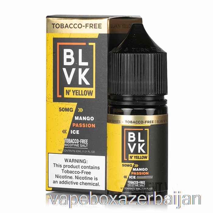 Vape Baku Mango Passion Ice - BLVK N' Yellow Salts - 30mL 35mg